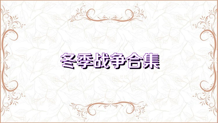 冬季战争合集