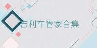 吉利车管家合集