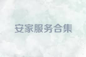 安家服务合集