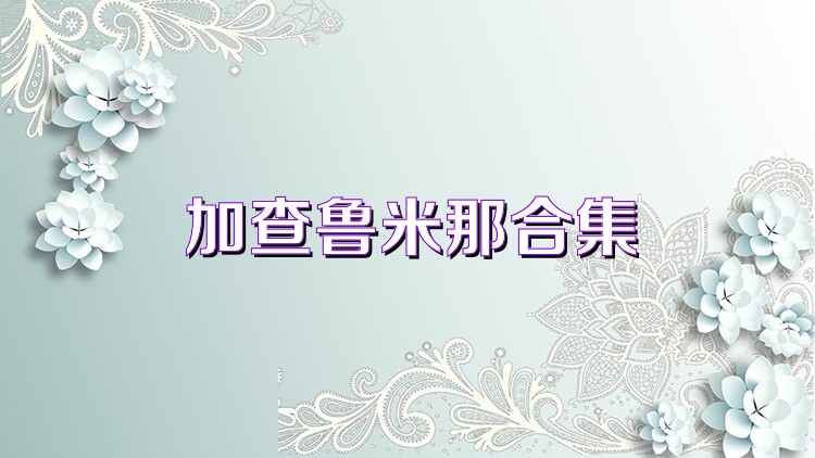 加查鲁米那合集