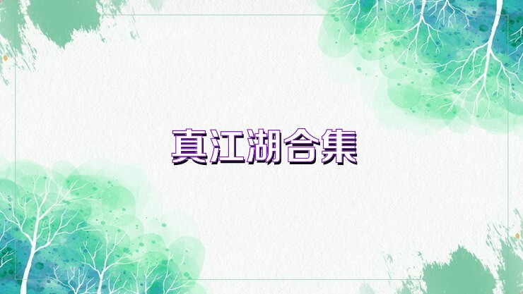 真江湖合集
