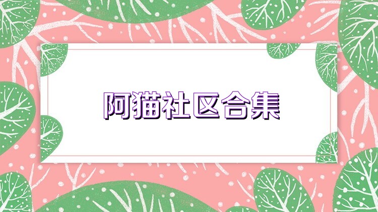 阿猫社区合集