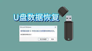 U盘提示格式化如何恢复数据