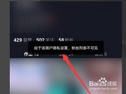 对方抖音设置隐私如何查看粉丝