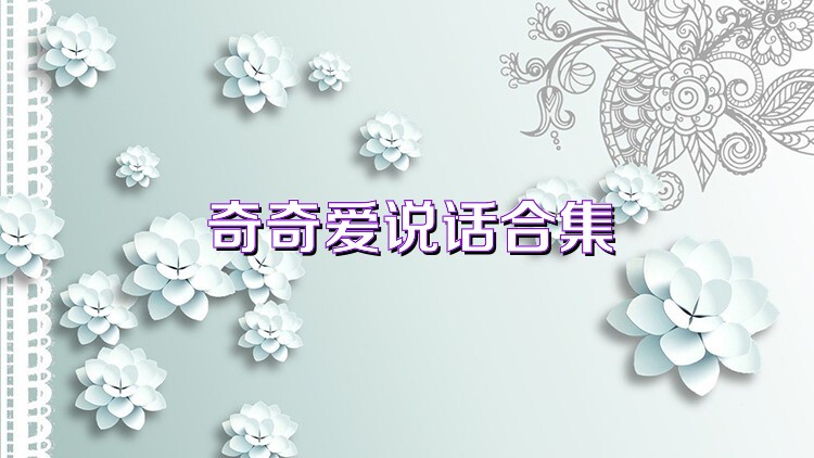 奇奇爱说话合集