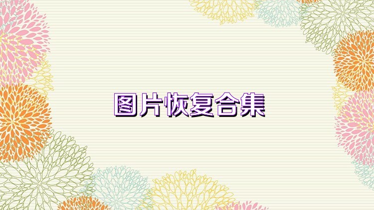 图片恢复合集