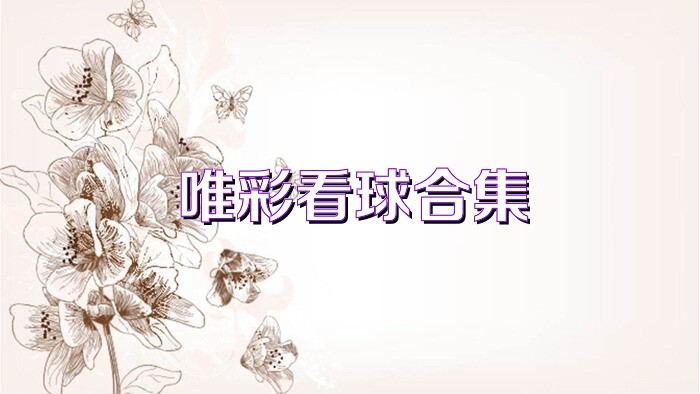 唯彩看球合集