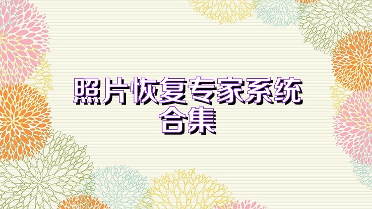 照片恢复专家系统合集