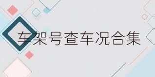 车架号查车况合集