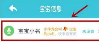 小伴龙宝宝小名如何设置