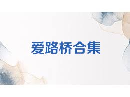 爱路桥合集