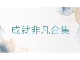 成就非凡合集
