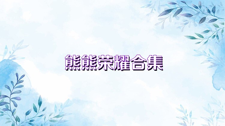 熊熊荣耀合集