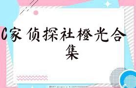 C家侦探社橙光合集