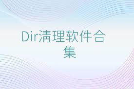 Dir清理软件合集