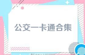 公交一卡通合集
