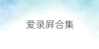 爱录屏合集