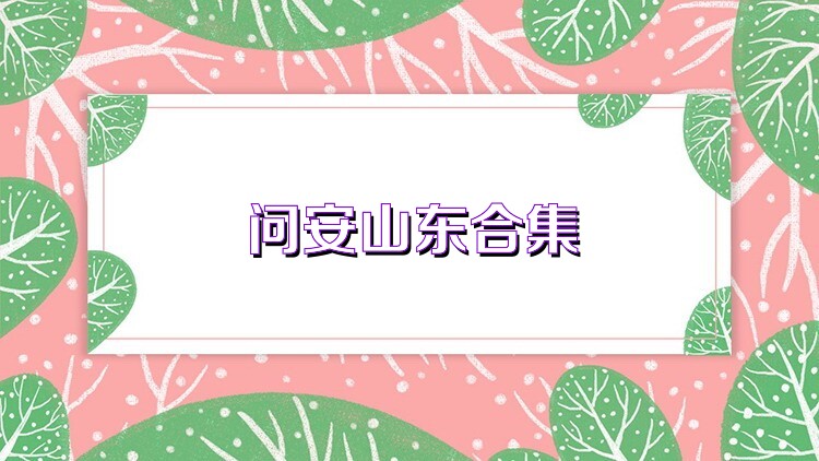 问安山东合集